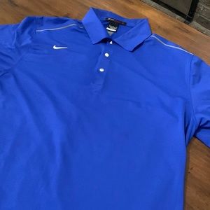 Nike Tiger Woods Collection Polo - Size Large - Blue